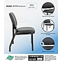 Boss Office Products Vinyl Bariatric Guest Chair, Armless, Black (B9595AM-BK-400)~#|#~6983C256-AF10-471F-AA6FBB3F653D37F5_sc7