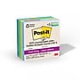 Post-it Oasis Recycled Super Sticky Notes, 3" x 3", Oasis Collection, 70 Sheets/Pad, 5 Pads/Pack (654R-5SST)~#|#~6984F181-DFC3-4A9D-90A6CB5DB1D391E3_sc7