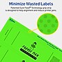 Avery Rectangle Multipurpose Labels, 2.25" x 7.75", Neon Green, 320/Box (94244)~#|#~698F7458-6A11-409D-B5DA3C7FFC3E0AF5_sc7