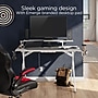 Emerge Vizon 47"W Gaming Desk, White (60986)~#|#~69926FF2-1CF6-4C74-A67A5559B13C6219_sc7