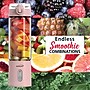 Brentwood 17-Oz. Portable Battery-Operated USB-Chargeable Glass Blender, Pink (RJB-100PK)~#|#~6999E29B-7AE5-4961-A172C418F7877536_sc7
