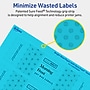Avery Printable Rectangle Multipurpose Labels, 2" x 7", Bright Blue, 80/Pack (94243)~#|#~699CD0C9-D95B-4F2E-AA6FF61A2D601E38_sc7