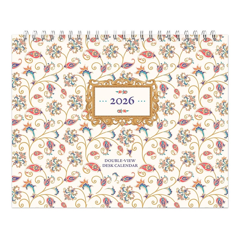 2026 BrownTrout Tuscan Delight 7.5" x 6" Monthly Desk Calendar (9798330706020) image 1