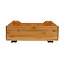 Household Essentials Glidez Bamboo and Steel Pull-Out/Slide-Out Storage Organizer for Under Cabinet Use, 1-Tier Design (HE1088)~#|#~699DF16D-C4CD-4AED-B828095C64890C50_sc7