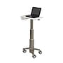 Ergotron CareFit Slim Aluminum Mobile Cart with Dual Wheel Front Casters, White/Warm Gray (C50-1100-0)~#|#~69A6D5B4-B37C-4501-905B057A839470A1_sc7