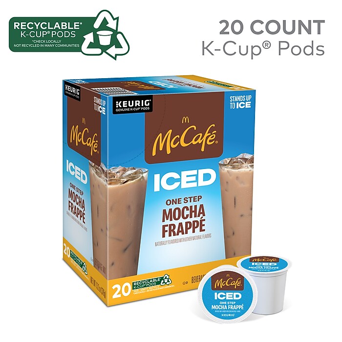 McCafe Mocha Frappe Iced Coffee Keurig® K-Cup® Pods, Medium Roast