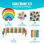 Say Hooray! Rainbow Cheer Birthday Props, Multicolored, 49/Pack (DTC0072E2A)~#|#~69B17AC7-6050-427F-89EB0BB12BF5825D_sc7