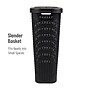 Mind Reader 10.57-Gallon Laundry Hamper with Lid, Plastic, Black (40HAMP-BLK)~#|#~69B87A5C-FAFA-4D25-9F42BF1147E1338F_sc7