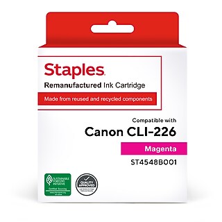 3-Pack Magenta Ink Cartridges W/ Chip – Compatible With Canon CLI-226 For Pixma