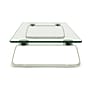 Mount-It! Monitor Riser and Laptop Stand, Clear/Silver (MI-7262)~#|#~69BA750C-6BF4-4308-90B379BD17B584F4_sc7