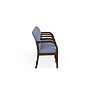 Lesro Weston 4-Seat Tandem Seating, Chambray Light Navy/Riftwood Walnut(WS4103.WRW-01CHLN)~#|#~69BA9DC5-EC73-41AB-A4D2AB3E7537A2B5_sc7