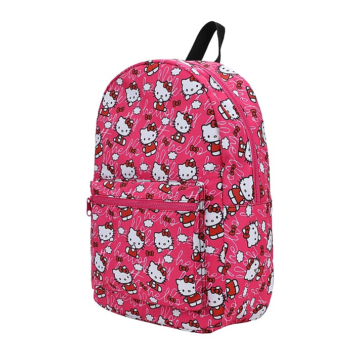 Bioworld Kids Hello Kitty Laptop Backpack, Large, Pink