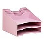 Staples 5-Compartment Plastic Desktop Organizer, Dusty Pink (ST63874)~#|#~69C427CD-5AFC-4FFD-86C6DF5F86DE343E_sc7