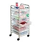 Seville Classics 10-Drawer Storage Cart, Frosted White (SHE16218WB)~#|#~69C4749D-4CCC-4EE1-A06033849F039B58_sc7