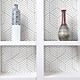 York Wallcoverings Stripped Hexagon Peel and Stick Wallpaper (RMK10705WP)~#|#~69CAEFDA-2E8E-42B9-B8FEAA33673FFF22_sc7