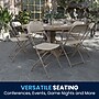 Flash Furniture HERCULES Plastic Folding Chair, Beige, 2/Pack (2LEL3BEIGE)~#|#~69CE99A5-099C-476C-A6BD6BC6F946FE2E_sc7