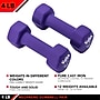 Jfit 4 lb. Neoprene Dumbbell, Purple, Pair (J-DBN4SET)~#|#~69D0B8E2-8853-44D6-A577027AC8294C1F_sc7