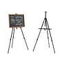 Staples Tripod Display Easel, 63", Black Aluminum (28070)~#|#~69D34E24-2FC6-4098-959A997F95B93630_sc7