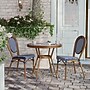 Flash Furniture Lourdes Indoor/Outdoor French Bistro Table, Navy/White (SDA64280NVWHNAT)~#|#~69D53972-D077-4061-8FD72122AF82DACE_sc7