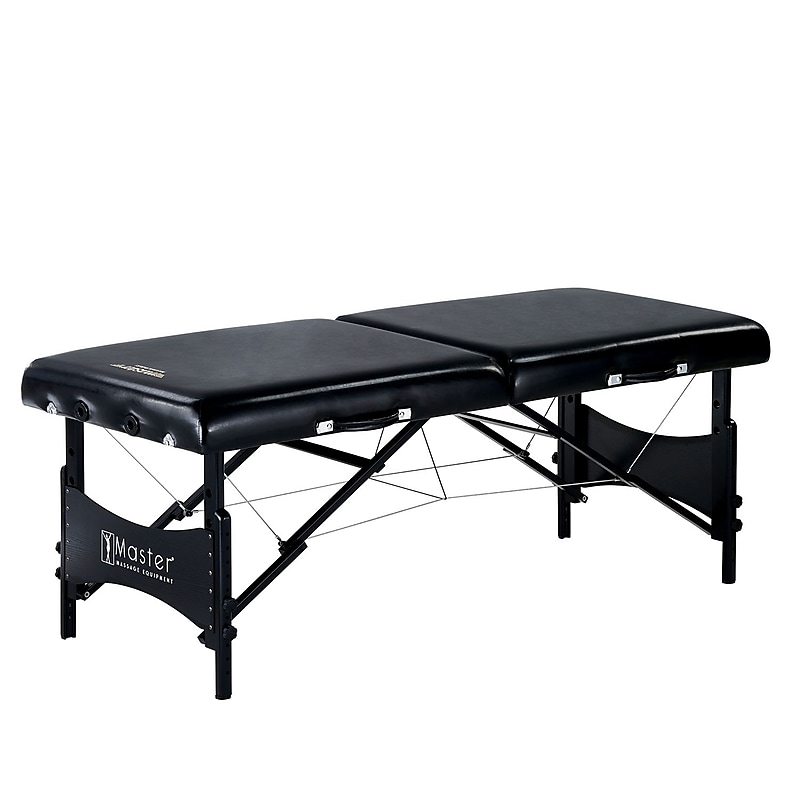 Master Massage 30" Galaxy Professional Portable Massage Table Package Black - Memory Foam Cushioning  (20243) image 1