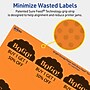 Avery Laser/Inkjet Multipurpose Decorative Edge Labels, 2.5" Dia., Bright Orange, 180/Pack (94516)~#|#~69D79927-2C4B-4213-95AA118C799E44FB_sc7