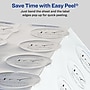 Avery Easy Peel Inkjet Embossed Foil Round Labels, 2" Dia, Silver, 96 Labels/Pack (22824)~#|#~69D9AE55-4FC2-469B-865D87EC7350903D_sc7