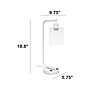 Lalia Home Studio Loft Incandescent Desk Lamp, 18.8", Matte White (LHD-2002-WH)~#|#~69DD2006-D946-484F-9874008BE3DFBB7E_sc7