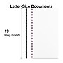 Staples® 1/4" Plastic Binding Spine Comb, 20 Sheet Capacity, Black, 25/Pack (5232002/5232005)~#|#~69DFF765-A993-40F4-A890F2DE314F2659_sc7