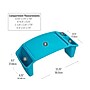 Mind Reader 10.75" x 22.25" Plastic Kids' Lap Desk Activity Tray, Blue, 2/Pack (2KIDLAP-BLU)~#|#~69E2EDCA-B568-4A25-9F9ED98B921B30DC_sc7