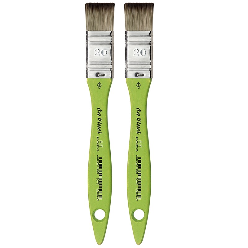 da Vinci FIT Synthetics Watercolor & Oil Synthetic Bristle, Size 20 Mottler Brush, 2/Pack (DVXVA507320-2) image 1
