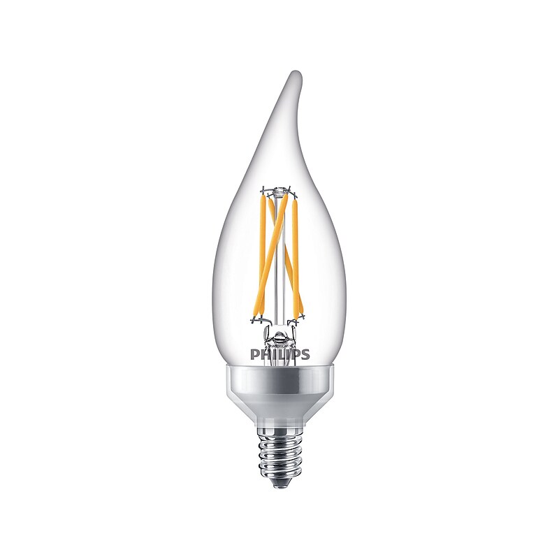Philips 3.3-Watt Warm Glow LED Decorative Bulb, 10/Carton (549543) image 1