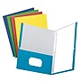 Oxford 2 Pocket Folders with Fasteners, Assorted Colors, 100/Box (ESS50764)~#|#~69EDA94A-2212-4271-92994243481A3CE1_sc7