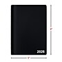 2026 Staples 5" x 8" Daily Appointment Book, Black (ST58452-26)~#|#~69EEBF90-016C-438F-AE5C77A987595360_sc7