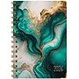 2026 Global Printed Products Teal Gold Marble 5.5" x 8" Weekly & Monthly Planner, Paperboard Cover (RRY26-58-54)~#|#~69F362E8-6E35-4059-8F8A74070BBBB2DB_sc7