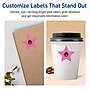 Avery Laser/Inkjet Star Multipurpose Labels, 2-1/4" x 2-3/8", Bright Pink, 240/Pack (94611)~#|#~69F57D0A-F848-4F9C-84DB4D9D348A767A_sc7