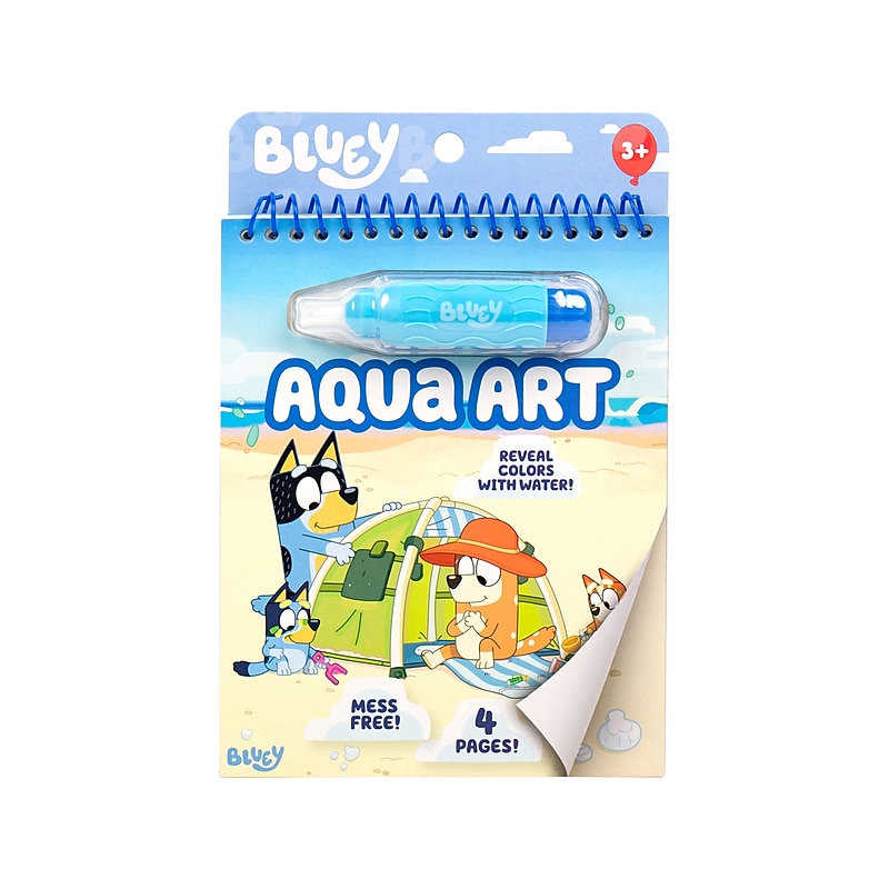 Bluey Aqua Art Pad, 4 Pages (214736) image 1