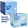 Perk™ Polystyrene Fork, Medium-Weight, White, 300/Pack (PK56401)~#|#~69FC9BE0-3ED6-46B5-B49558D4330729FA_sc7