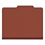 Medical Arts Press Pressboard Classification Folder, 1 Divider, 2" Expansion, Letter Size, Red, 10/Box (DV-T42-14-3RED)~#|#~6A021EA3-B42F-4F23-BCD580EA931EFBB3_sc7