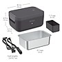 bentgo Heated Electric Bento Box, Obsidian, 42.4 oz. (BGHEATBX-OB)~#|#~6A026035-E210-43F7-A43F89B3F1EED20B_sc7