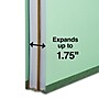 Staples 60% Recycled Pressboard Classification Folder, 1-Divider, 1.75" Expansion, Letter Size, Light Green, 20/Box~#|#~6A02D5C6-A7AC-41B9-A1261CF43B7C6F17_sc7