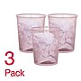 Staples Metal Mesh Trash Can, 4.4 Gallon, Dusty Pink, 3/Pack (ST63858)~#|#~6A0519DC-0B65-451F-BC8DA0B5066FF7A7_sc7