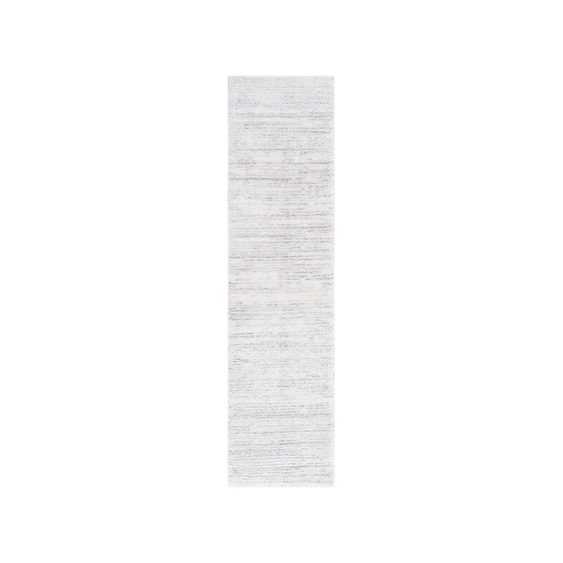 Safavieh Jasmine Shag Collection 2' x 8' Runner Indoor Area Rug, Machine Made, Ivory/Light Grey (JSM100A-28) image 1