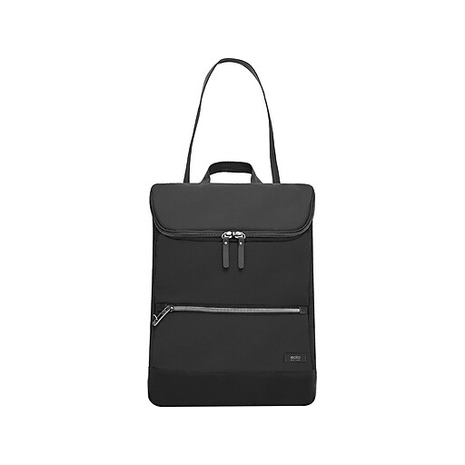 Solo New York Stealth Hybrid Laptop Backpack, Medium, Black