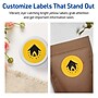 Avery Laser/Inkjet Round Multipurpose Labels, 2.5" Dia., Bright Yellow, 180/Pack (94502)~#|#~6A0AF610-F9FD-4C6C-8AB26C59D82CA19E_sc7