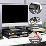 Mind Reader Two-Tier Monitor Stand Laptop Riser, Up to 30 lbs., Black (2TDMESHY-BLK)~#|#~6A0B3E81-125E-47A2-AF8D1332DFEAC4BA_sc7