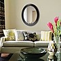 Infinity Instruments Sonore Decorative Wall Mirror, Black Plastic, 30" (15370BK)~#|#~6A0C9C92-535F-4D22-B98FE9D8E2A84514_sc7