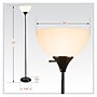 Newhouse Lighting Charles 71" Torchiere Floor Lamp, Black (NHFL-CH-BK)~#|#~6A0C9D6B-E396-4593-B3D89238C88FEC9B_sc7