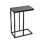 Household Essentials Jamestown 10"W x 18"D Laminate End Table, Black Oak/Black (8172-1)~#|#~6A0DCE54-F55C-49C8-ACF29A3BE5C747A0_sc7