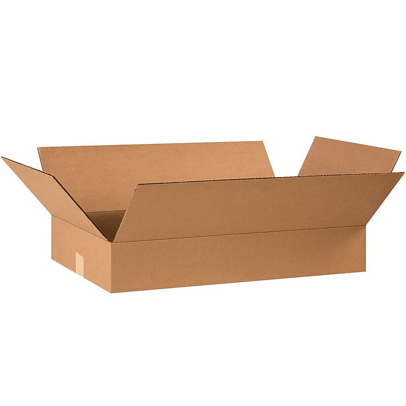 24" x 14" x 4" Shipping Boxes, 32 ECT, 25/Bundle (24144) image 1
