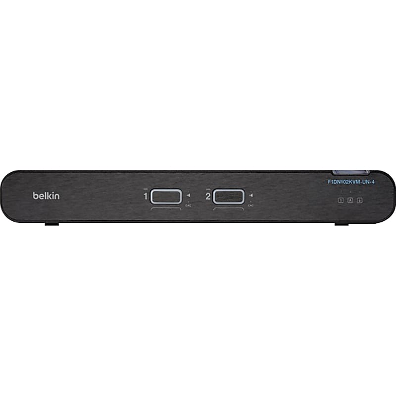 Belkin Universal 2nd Gen F1DN102KVM-UN-4 USB DisplayPort HDMI 2-Port Secure KVM Switch image 1